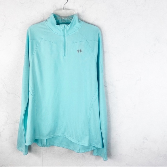 [Under Armour] Classic Light Blue Quarter Zip - Picture 1 of 5